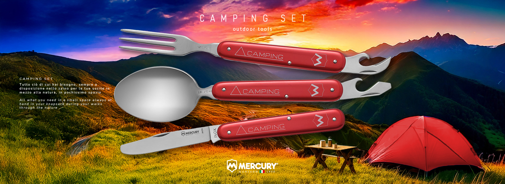 Camping cutlery