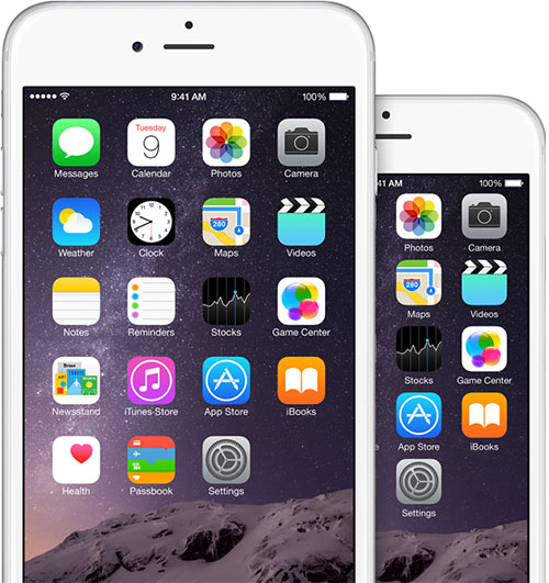 Norsk bakgrunnsbilde på ny iPhone