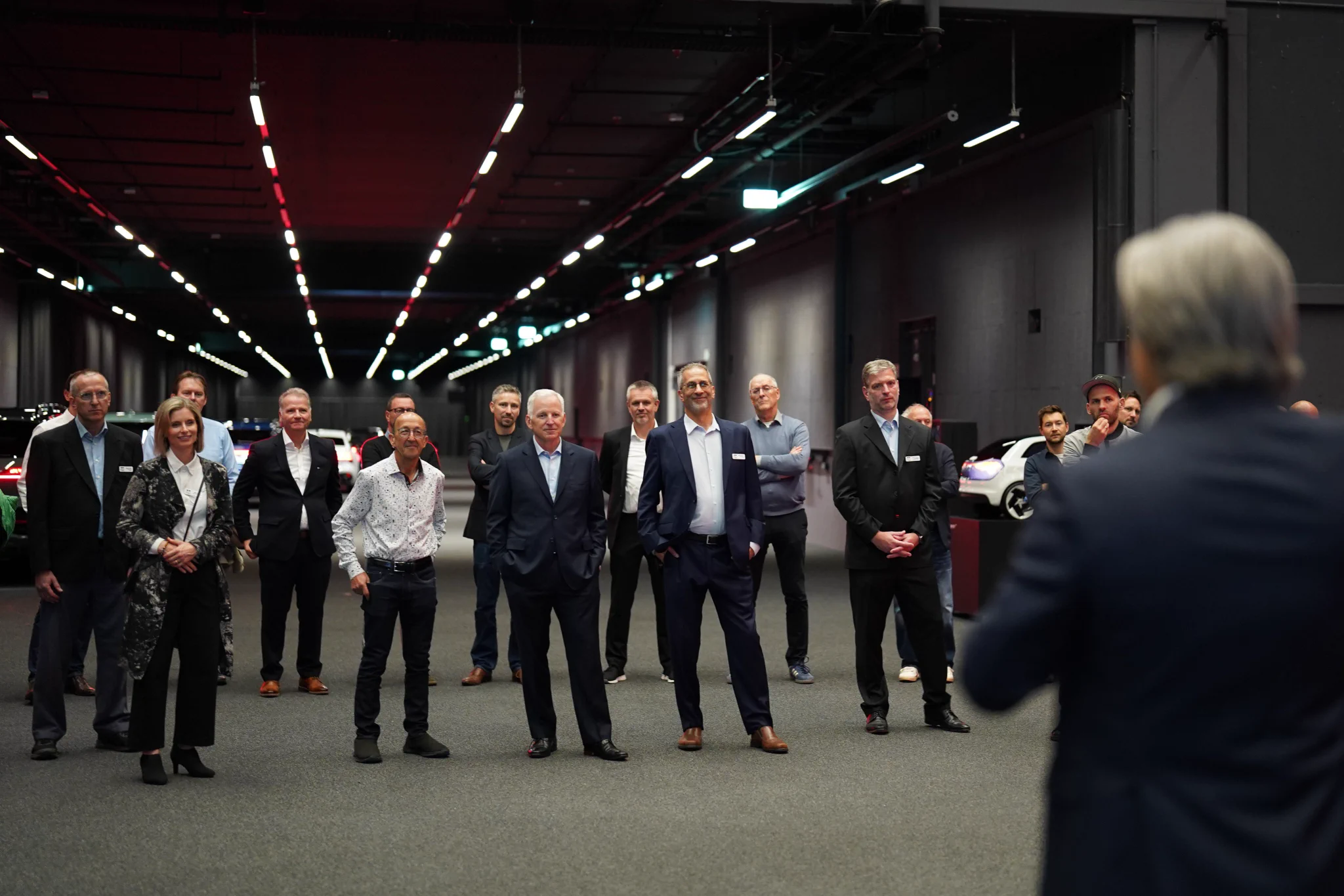 UDC VP of Business Development Mike Hack attends AUDI AG’s 10-year celebration of OLEDs in Audi production vehicles. (Courtesy: AUDI AG)